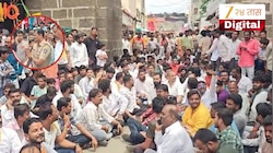 ‘डीजेला परवानगी द्या, अन्यथा उठणार नाही’; बीडमध्ये गणेश मंडळांचा ठिय्या, 'पुण्यात परवानगी देता मग....'