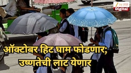 ऑक्टोबर हिट घाम फोडणार; उष्णतेची लाट येणार, हवामान विभागाचा 'या' जिल्ह्यांसाठी यलो अलर्ट
