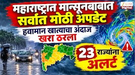 महाराष्ट्रात मान्सूनबाबात सर्वात मोठी अपडेट; हवामान खात्याचा अंदाज खरा ठरला; 23 राज्यांना अलर्ट