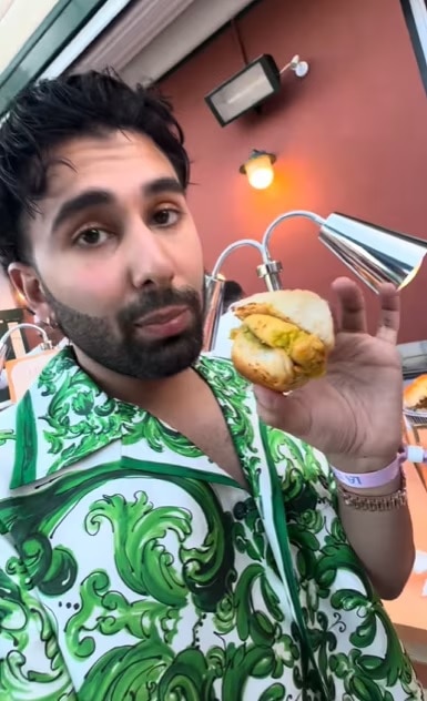 orry shares video from Ambani s Portofino pre-wedding festivities had vada pav egg roll for guests