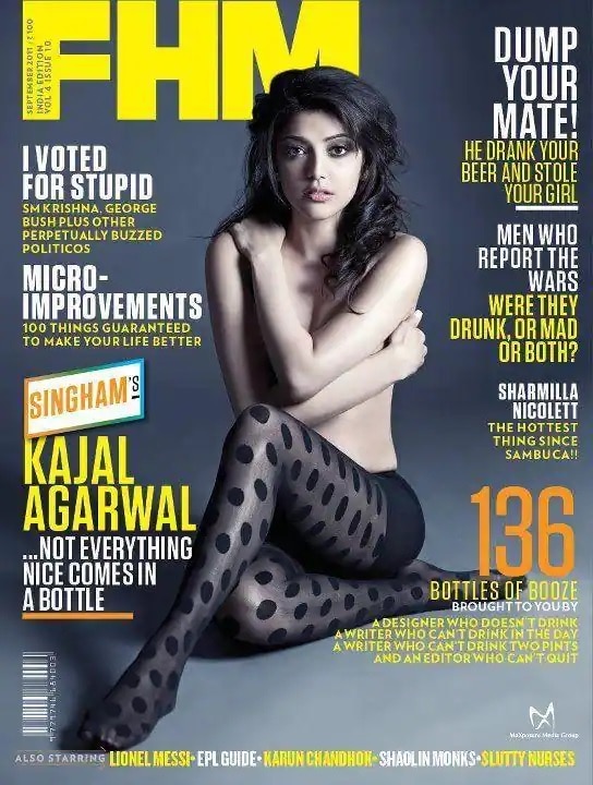 When Kajal Aggarwal Topless Photo Printed On Magazine Cover photo Actress Accused Them Of Morphing Image just For Publicity