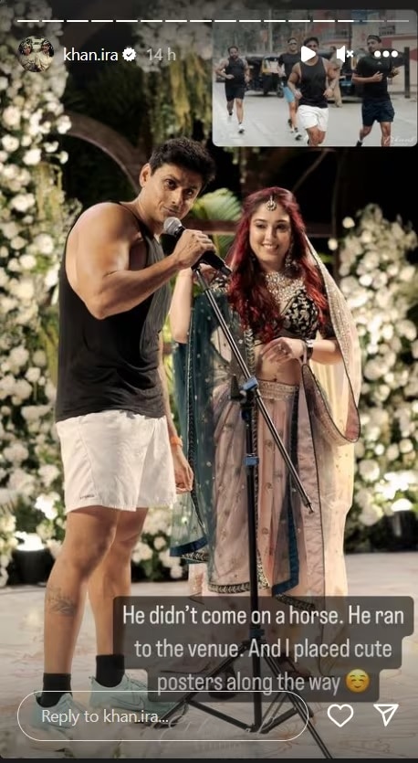 Ira Khan slams netizens for trolling her husband nupur Shikhare wearing gymwear for wedding