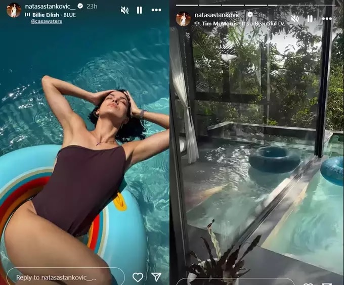 disha patani rumored boyfriend s swimming pool video with natasa stankovic netizens got angry