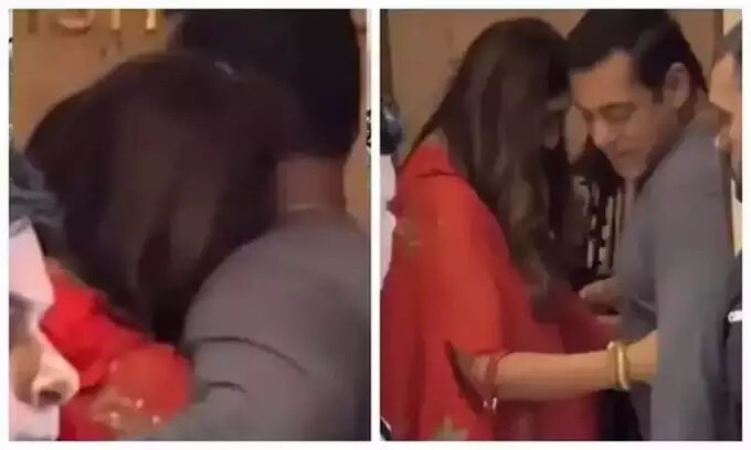 Salman Khan and Aishwarya rai Hug At Manish Malhotra Diwali Party