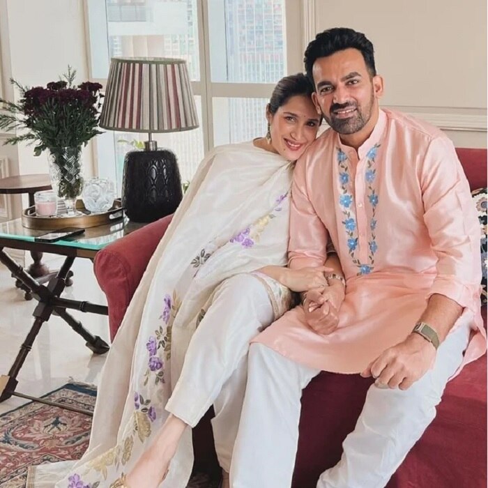 zaheer khan with wife 