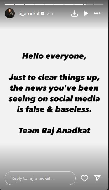 Raj Anadkat post