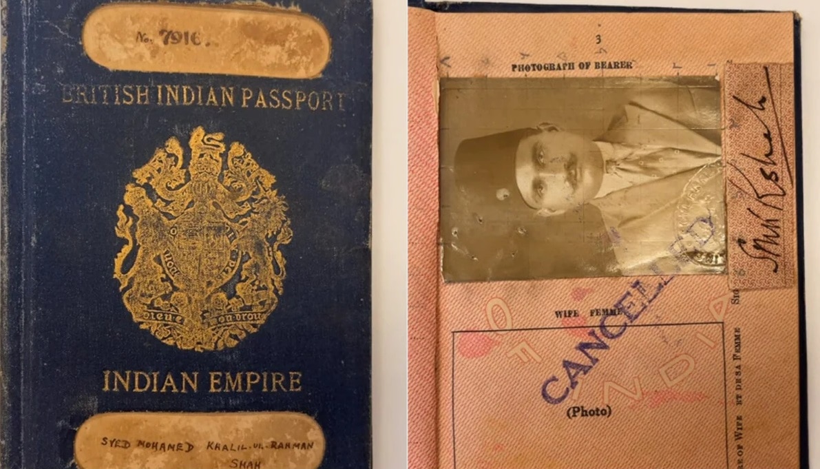 Old British India Passport Viral Video latest entertainment news in marathi 