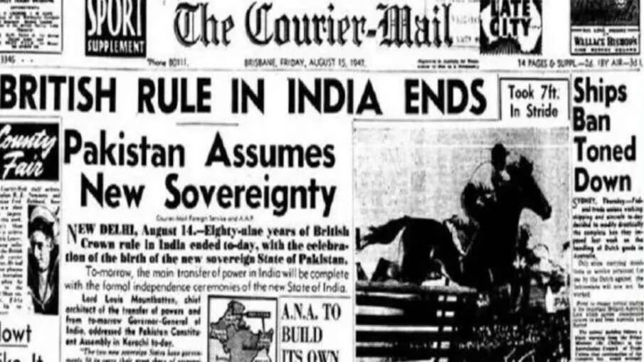 Independence Day 2024 what was the heading of 15 Aug 1947 Newspapers 