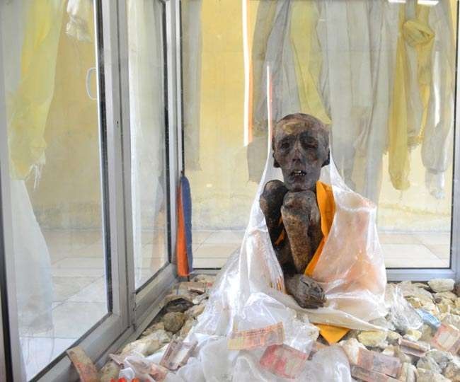 himachal pradesh  547 Years Old Mummy Gew monastry  Lahual Spiti travel news 