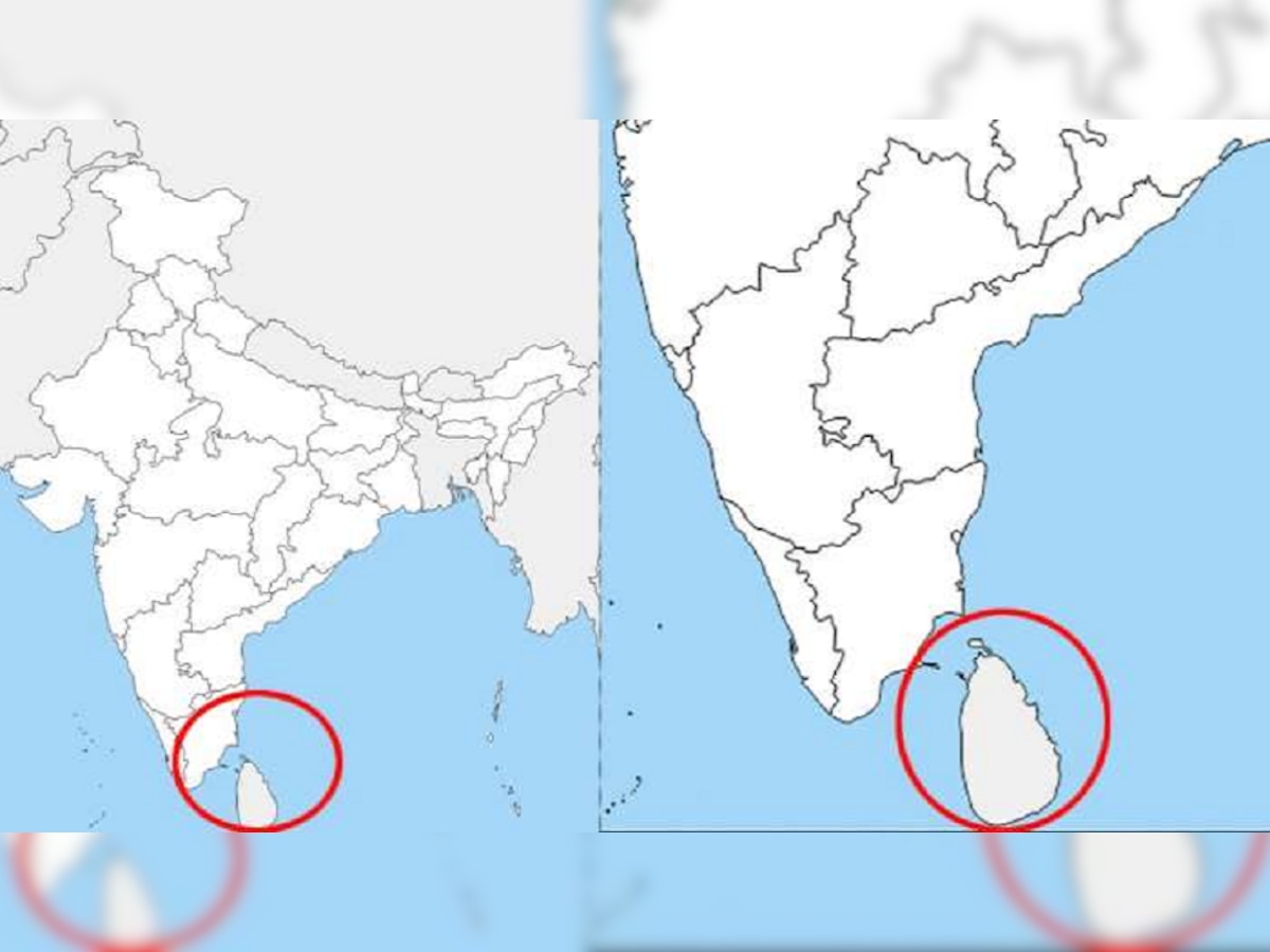 Knowledge News : भारताच्या नकाशासोबत का दाखवला जातो Srilanka; कधी विचार केलाय का?  title=