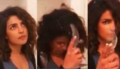 VIDEO: प्रियंका चोप्राने रागाच्या भरात आपल्याच डोक्यात फोडला वाईनचा ग्लास