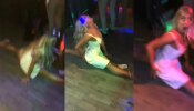Viral Video : शॉर्ट ड्रेस घालून डान्स करताना उत्साहाच्या भरात तरुणीने केलं असं काही की...