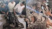 विठ्ठल मंदिराच्या तळघरात सापडली विष्णू मूर्ती, पादुका आणि...&#039;