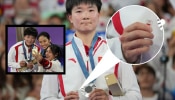 Paris Olympics 2024: एका हातात मेडल, दुसऱ्या हातात स्पेनची पीन...; चीनच्या खेळाडूने असं का केलं?