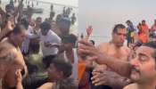 Mahakumbh Mela: द ग्रेट खलीने महाकुंभमध्ये केलं पवित्र स्नान; पण घडलं भलतंच, पाहा VIDEO