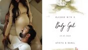 KL Rahul आणि अथिया शेट्टीच्या घरी आली छोटी परी; सोशल मीडियावर शेअर केला फोटो