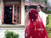नवरा नवरी करत होते फोटोशूट, रोहित शर्मा अचानक खिडकीत आला अन्....Video तुफान व्हायरल 