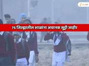 75 जिल्ह्यातील शाळांना अचानक सुट्टी जाहीर; 8 पर्यंतचे वर्ग बंद ठेवण्याचे सरकारचे आदेश