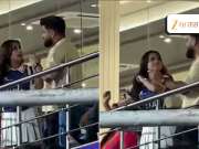 पत्नीला टपली मारली, स्वतः कानाखाली खाल्ली... पण नवऱ्याचे KKR vs LSG चा सामना सोडला नाही, VIDEO VIRAL 