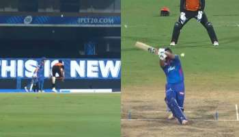 IPL 2021 SRH vs DC: ...आणि पंतने थेट हवेतूनच मारला सुपरशॉट, व्हिडीओ पाहून व्हाल हैराण