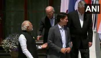 PM मोदींना पाहताच त्यांना भेटण्यासाठी धावले अमेरिकेचे राष्ट्राध्यक्ष बायडेन, पाहा VIDEO