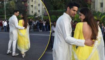 Sidharth च्या त्या कृतीमुळे लाजली Kiara; Mumbai Airport बाहेर दिल्या Romantic Poses