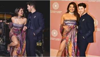 Photo : Priyanka Chopra ची बातच न्यारी, अंबानींच्या सोहळ्यासाठी नेसली 60 वर्षे जुनी बनारसी Saree  