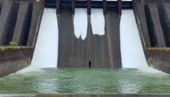Satara, Koyna Dam, satara news, कोयना धरण, सातारा, सातारा पाऊस, महाबळेश्वर, कांदाटी, Satara Rain Update, Koyna Dam water, Koyna Dam water level, Alert For Riverside Villages, कोयनेचं पाणी, Latest marathi News
