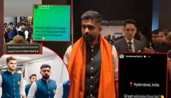 भारताच्या पाहुणचाराने पाकिस्तानी खेळाडू भारावले! Insta Stories चर्चेत; बाबर म्हणतो, &#039;इथलं प्रेम...&#039;