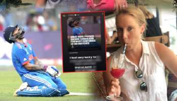 Australian Cricketer wife instagram story
