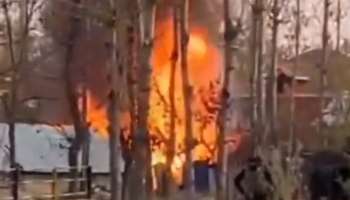 दहशतवादी लपलेलं घर रॉकेट लाँचरने उडवलं, भारतीय लष्कराची JK मध्ये मोठी कारवाई; 5 जण ठार