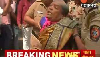 Kolhapur Chos Outside Zilla Adhikari Office In Between Ajit Pawar visit 