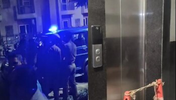 खाली येण्याऐवजी 25 व्या मजल्याचे छत तोडून लिफ्ट बाहेर, 3 जण गंभीर जखमी 