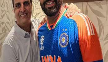 Cricket, Rohit Sharma, Virat Kohli, T20 World Cup 2024, Rohit Sharma Viral Pics, Cricket News in Marathi, रोहित शर्मा, रोहित शर्मा वायरल फोटो, Third Hand on Rohit Sharma Shoulder, Truth Behind the Rohit Sharma Viral Photo