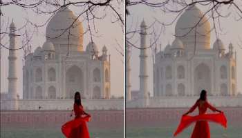 परदेशी महिलेने ताजमहलसमोर फोटो काढला, नंतर लिहिलं Don&#039;t Travel to India... तरी होतंय कौतुक