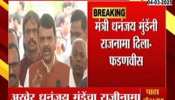 CM Devendra Fadnavis Brief Media Uncut On Minister Dhananjay Munde Resign Today