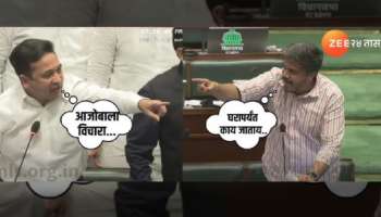 &#039;आम्हाला शिकवू नका, आपल्या आजोबांना...&#039;, &#039;जाणता राजा&#039;वरुन नितेश राणे-रोहित पवार भिडले