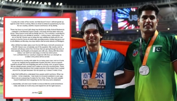 &quot;अर्शद नदीमला आमंत्रित करण्याच्या माझ्या निर्णयाबद्दल...&quot;; ट्रोलिंगनंतर नीरज चोप्राचं स्पष्टीकरण