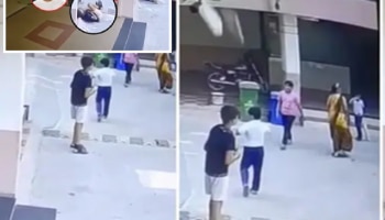तो पार्किंगमध्ये खेळत होता अन्...5 व्या मजल्यावरून पीओपीचा तुकडा अंगावर पडल्याने 12 वर्षांच्या मुलाचा मृत्यू, अंगावर काटा आणणारा Video  