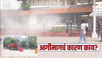 विधानभवनाच्या प्रवेशद्वारावर लागलेल्या आगीचं कारण काय? धुराच्या लोटामुळे परिसरात एकच खळबळ