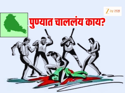 पुण्यातून धक्कादायक बातमी! विद्यार्थ्यांच्या हातात कोयते अन् हातोडा... आझम कॅम्पसमध्ये राडा 