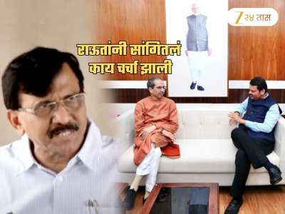 &#039;महाराष्ट्रात त्यांनी पुन्हा एकदा...&#039;, फडणवीस-ठाकरेंमध्ये बंद दाराआड काय चर्चा झाली? राऊतांनी सागळं सांगितलं