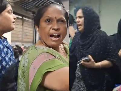 &#039;हा आमचा महाराष्ट्र आहे, मराठी...&#039;, भाषेचा वाद थेट लोकल ट्रेनमध्ये; लेडिज डब्यातील राड्याचा Video Viral