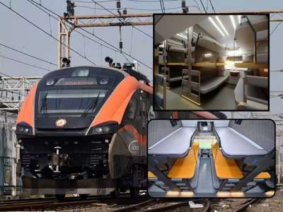 देशातील पहिली वंदे भारत स्लीपर ट्रेन; 5 स्टार हॉटेलही पडेल फिके, पाहा Inside Photo