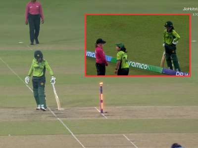 LBW च्या अपीलवर अंपायरने दिला Run Out, मैदानावर भांडायला आली पाकिस्तानची कर्णधार, Video Viral