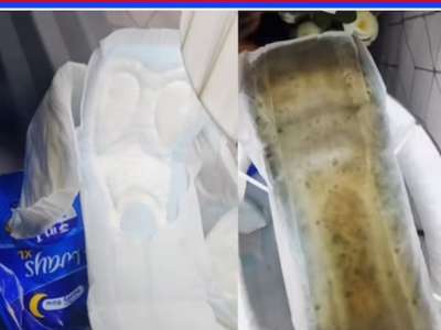 नवीन सॅनिटरी पॅड वापरताच भयंकर खाज अन् पुरळ, महिलेने पॅड बल्बवर ठेवताच जे दिसलं ते पाहून हादरलीच, Video Viral