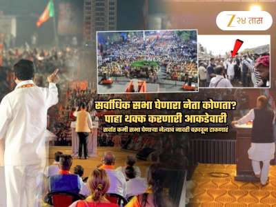 बापरे एवढ्या सभा... सर्वाधिक सभा घेणारा नेता कोण? अखेर नाव समोर; सर्वात कमी सभा घेणाराही चर्चेत
