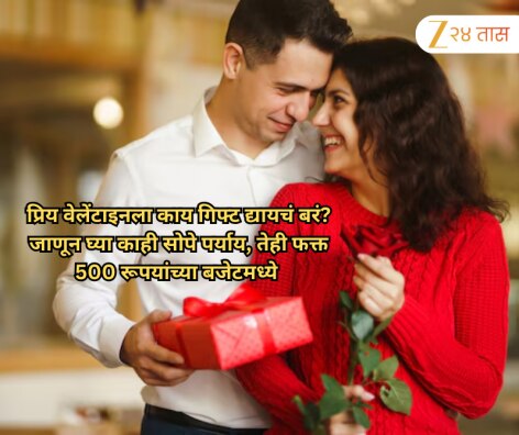प्रिय वेलेंटाइनला काय गिफ्ट द्यायचं बरं? जाणून घ्या काही सोपे पर्याय, तेही फक्त 500 रूपयांच्या बजेटमध्ये 