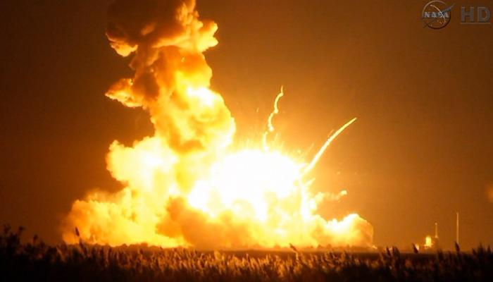 Photos: NASA rocket explodes on lift-off