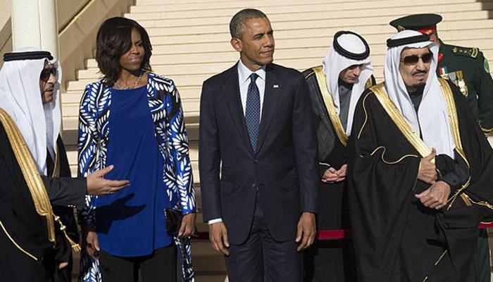 सौदीच्या टीव्ही चॅनल्सनं मिशेल ओबामांना &#039;ब्लर&#039; करून दाखवलं?